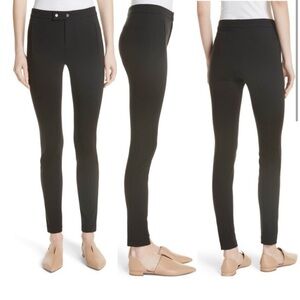 Vince Black Ski Solid Skinny Stretch Pants Size 4